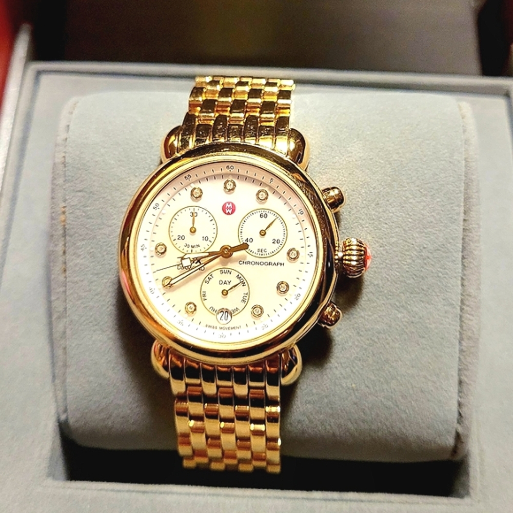 ⭐️Michele Sidney Gold Watch⭐️